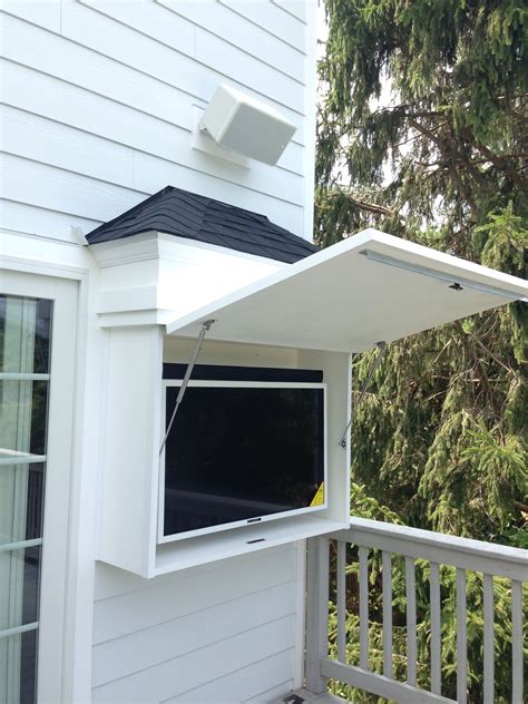 fabricated aluminum television|Weatherproof Outdoor TV Enclosure .